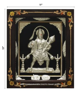 Hanuman Abayasta Silver _ 11 x 13