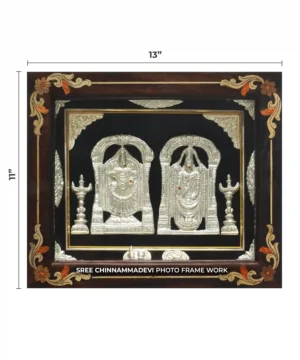 Lakshmi Venkateshwara Silver _ 13 x 11