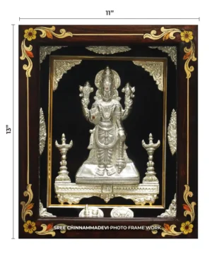 Ranganatha Standing Silver _ 11 x 13
